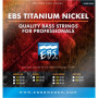 Струны для бас-гитары EBS TN-ML 4-strings (40-100) Titanium Nickel