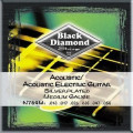 Струны для электроакустической гитары BLACK DIAMOND N754M