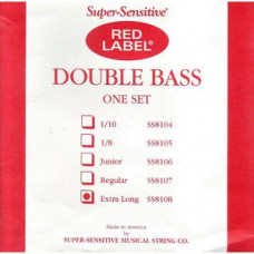 Струны для контрабаса SUPER SENSITIVE Red Label SS8108