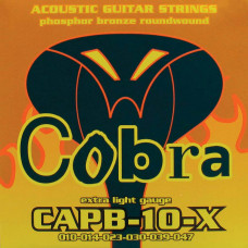 Струны для акустической гитары Cobra CAPB-10-X