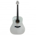 Акустическая гитара Alfabeto WG110 (Белый) + чехол