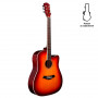 Електроакустична гітара Alfabeto WG150EQ (Sunburst) + чохол