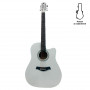 Электроакустическая гитара Alfabeto WG150EQ (Белый) + чехол
