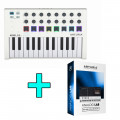 MIDI-клавіатура Arturia Minilab MKII (White) + Arturia Analog Lab V