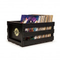 Ящик для зберігання вінілу Crosley Record Storage Crate Black