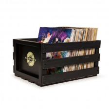 Ящик для зберігання вінілу Crosley Record Storage Crate Black