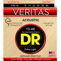 Струны для акустической гитары DR Veritas EXTRA LIGHT VTA-10 (10-48) Phosphor Bronze Acoustic Guitar Strings wound on Hexagonal Cores