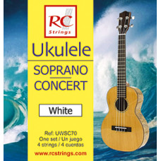 Струны для укулеле ROYAL CLASSICS UWSC70 Ukelele White Soprano-Concert