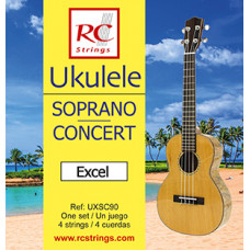 Струны для укулеле ROYAL CLASSICS UXSC90 Ukelele Excel Soprano-Concert
